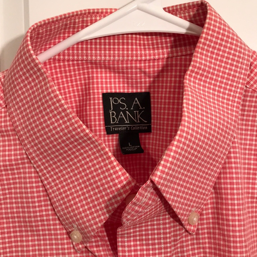 Like New , Button-Down Collar Plaid Sportshirt - image 1